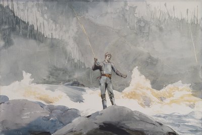 Casting by Winslow Homer